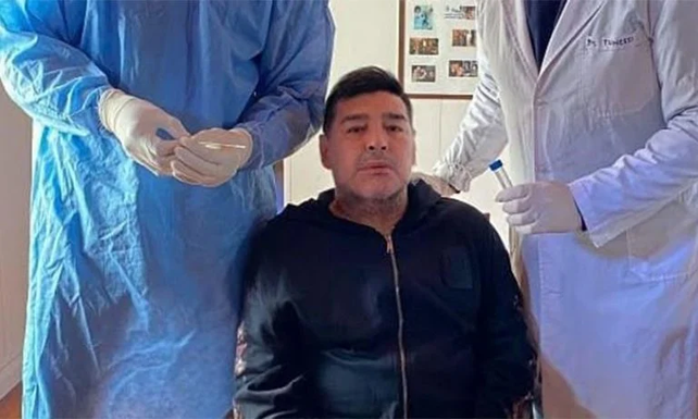 El hisopado de Diego Maradona por coronavirus dio negativo.&nbsp;