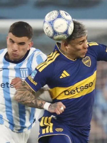 Boca reaccionó a tiempo y empató 1-1 con Racing en Avellaneda