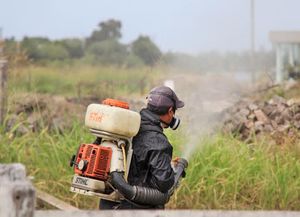 Por el dengue fumigaron 54 manzanas en el norte de la ciudad para bloquear al virus
