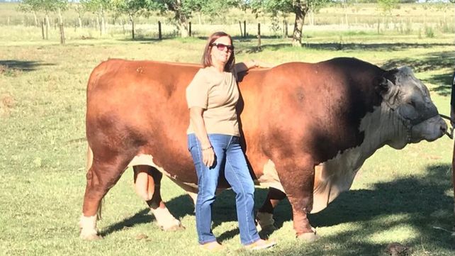 María Luisa Sardá es productora agropecuaria y fue la primera presidenta mujer de la Sociedad Rural de Concordia (Entre Ríos).