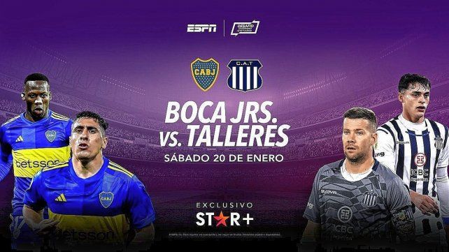Boca Juniors se prueba ante Talleres en Córdoba.
