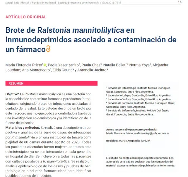 Resurge denuncia de médica de Concordia contra HLB Pharma