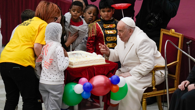 Fiesta de cumpleaños 87 del Papa Francisco en el Vaticano
