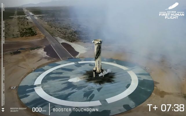 Imagen proporcionada por Blue Origin