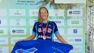 La santafesina Candela Giordanino competirá en 10 y 5km en aguas abiertas.