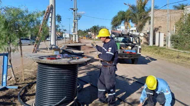Obras en barrio San Martín&nbsp;