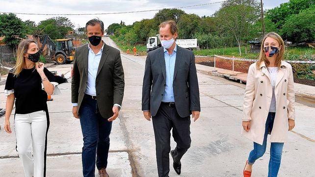 Bordet y Bahl recorrieron obras que se ejecutan en Paraná