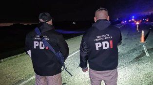 Lugar donde se produjo el choque en la ruta provincial 6.