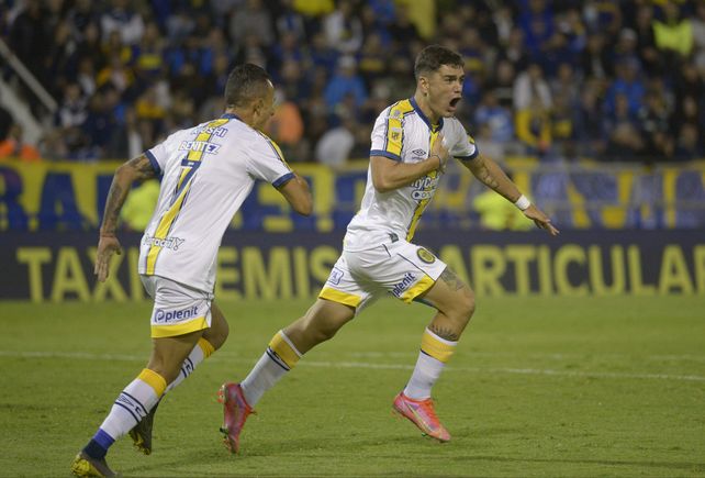 El juvenil Martínez Dupuy marcó el descuento de Central ante Boca.&nbsp; 