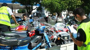 Un fuerte operativo terminó con más de 30 motos retenidas y 7 detenidos