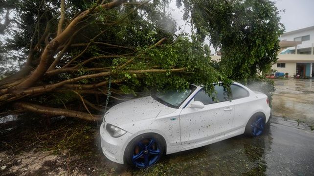 Impactantes imágenes del paso del huracán Delta por Cancún y Playa del Cármen