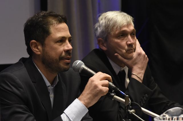 Expresidente y vice. Di Pollina y Carloni comandaron la anterior gestión y fueron implicados por la actual comisión directiva.