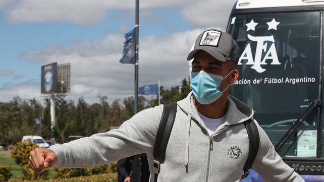 Lautaro Martínez es uno de los europeos que ya está en E<zeiza.