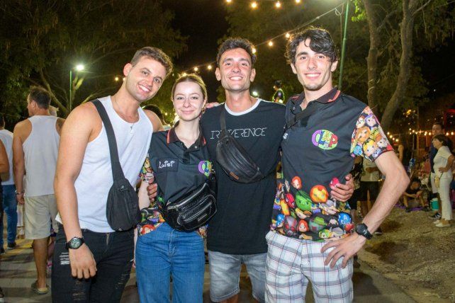 Francisco Cattáneo, Luisina Anllo, Pietro Mondino y Ezequiel Maidana.