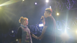 nicki nicole subio a cantar un tema con trueno en cosquin rock