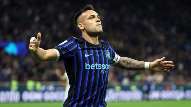 Lautaro Martínez, clave en el triunfo de Inter ante Roma en el Calcio