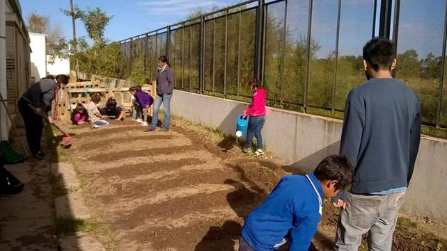 Manos a la Huerta suma vecinos y niños a una alimentación saludable