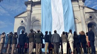 La ciudad conmemoró el Día de la Bandera