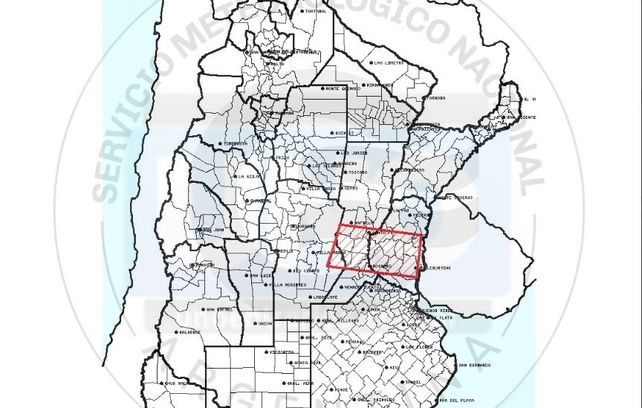 Se abate una tormenta sobre la región y hay alerta a corto plazo