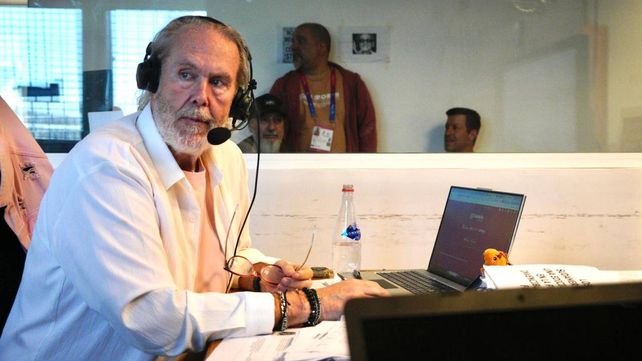 Gonzalo Bonadeo sigue los Juegos Suramericanos desde el centro de prensa que funciona en el Isef Nº11 en Rosario.