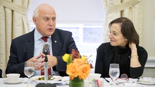 Lifschitz en EE.UU.: se reunió en el Consejo de las Américas y dialogó con empresarios