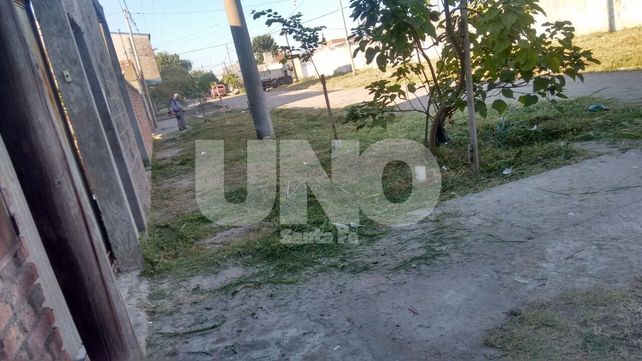 Tras el reclamo de los vecinos, llegó la limpieza a los alrededores de club Pucará