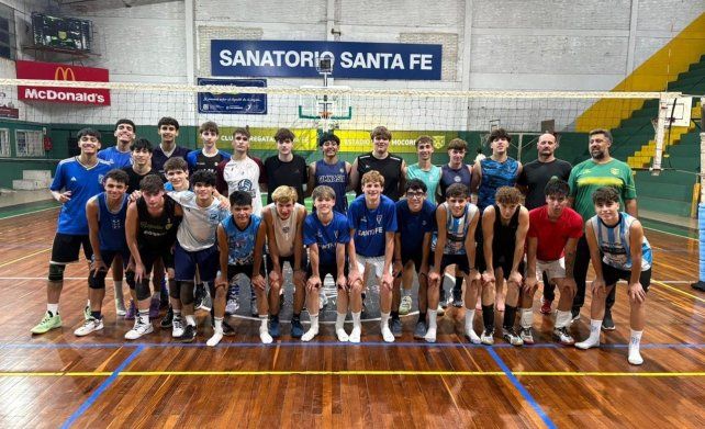 El equipo de varones de la Asociación Santafesina que jugará en San Jerónimo Norte.