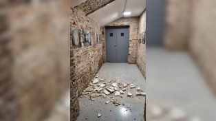 Se cayó parte del cielorraso en el Museo de Casa de Gobierno
