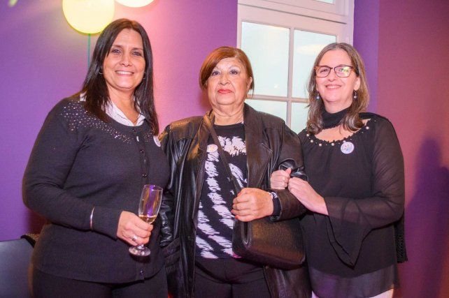 Daniela Ulecia, Griselda Carrizo y Melissa Damonte