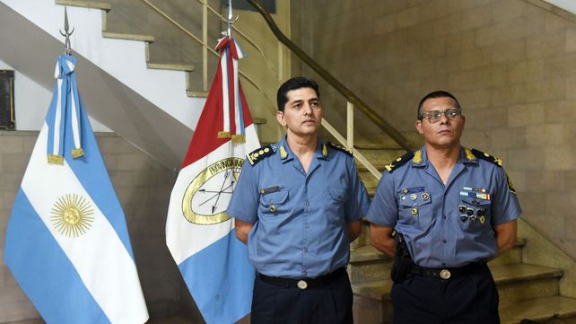 Menos de un mes. Los subdirectores Claudio Romano y Danilo Villán al asumir sus cargos el 19 de diciembre.
