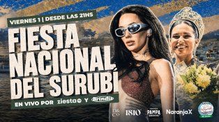 Brindis TV transmitirá la Fiesta Nacional del Surubí en Goya con shows de La Joaqui