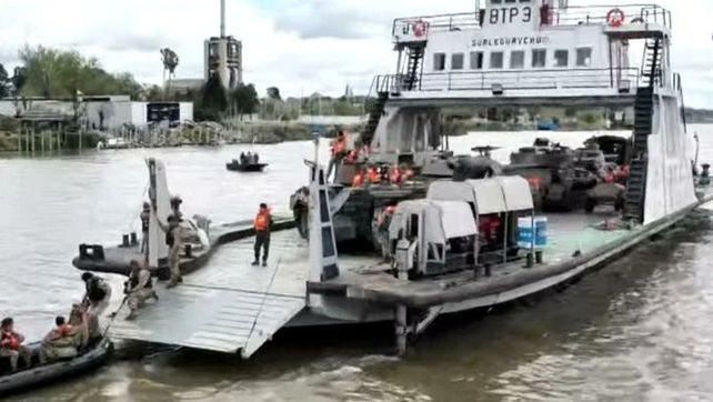 El Ejército en Rosario: tanques, helicópteros y mil efectivos para un gran ejercicio sobre el Paraná