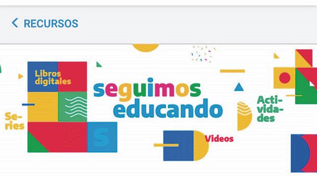 a distancia. El gobierno nacional dispuso el dictado de clases on line.