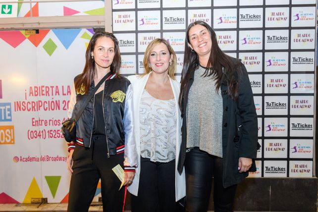 Romina San Martín, Silvana Pioletti y Eliana Magallanes
