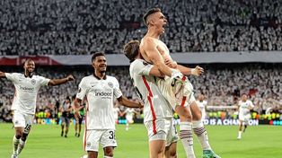 Borré fue el héroe de la consagración de Frankfurt en la Liga de Europa