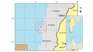 Un terremoto de magnitud 5.8 sacudió Chile y se sintió en Argentina