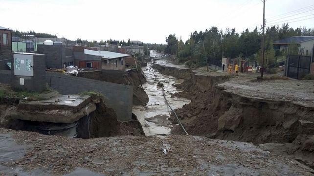 Comenzó el rescate de pobladores rurales en Comodoro Rivadavia