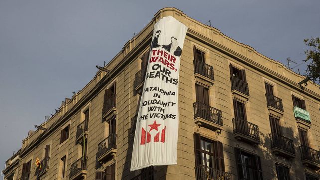 Homenajes a las víctimas en el aniversario de los atentados en Barcelona