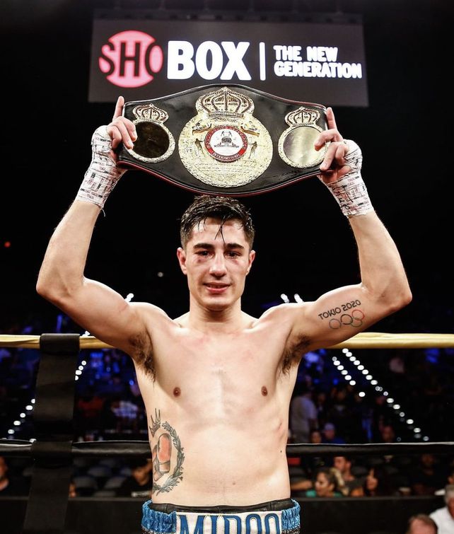 La emoción del boxeador Mirco Cuello por el título mundial de los plumas: Di un gran paso en mi carrera