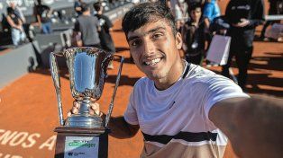 Román Burruchaga se consagró campeón del Challenger de Buenos Aires.