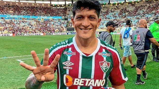 Cano calentó la previa del duelo River-Fluminense Cano calentó la previa del duelo River-Fluminense
