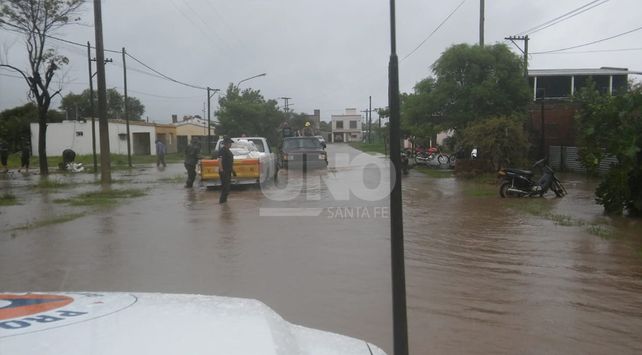 Cayeron 170 milímetros durante la mañana de este martes&nbsp;en Villa Minetti