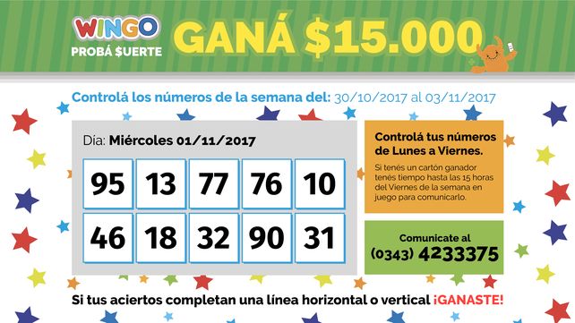 Wingo: Los números de la semana