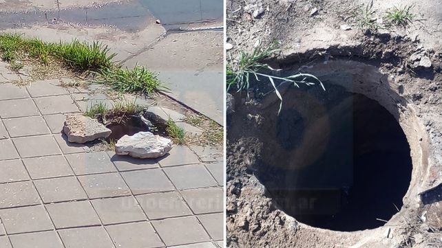 Robo: preocupa la sustracción de tapas de cloacas en Paraná
