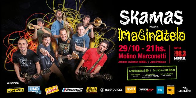 Diario UNO te invita a ver a SKAMAS que presenta Imaginatelo en el festejo de sus diez años!