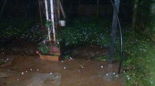 Intenso temporal con granizo afectó a Corrientes y Misiones.&nbsp;
