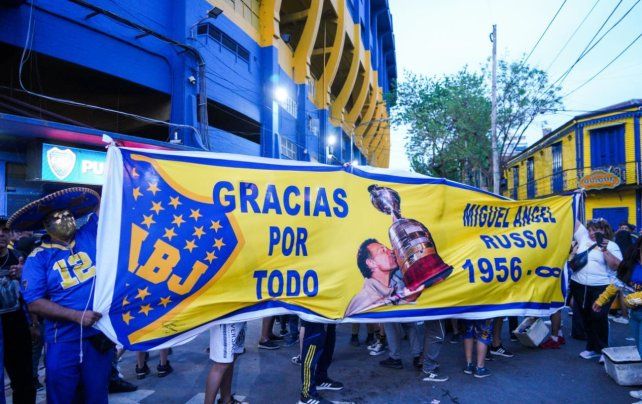 Los hinchas de Boca idolatran a Miguel Ángel Russo.