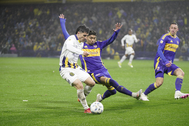 Récord. Malcorra pateó los diez tiros de esquina que tuvo Central ante Boca en la Bombonera.