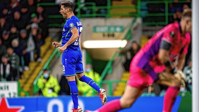 Lucas Alario marcó un gol en la gran victoria de Bayer Leverkusen sobre Celtic.&nbsp;