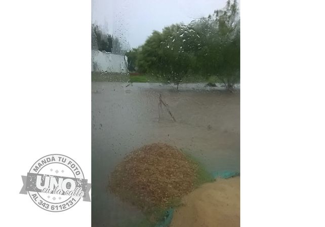 Terrible temporal de lluvia y viento generó graves destrozos en Paraná